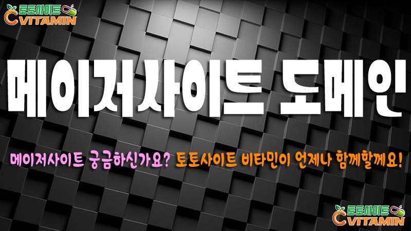 메이저사이트 도메인